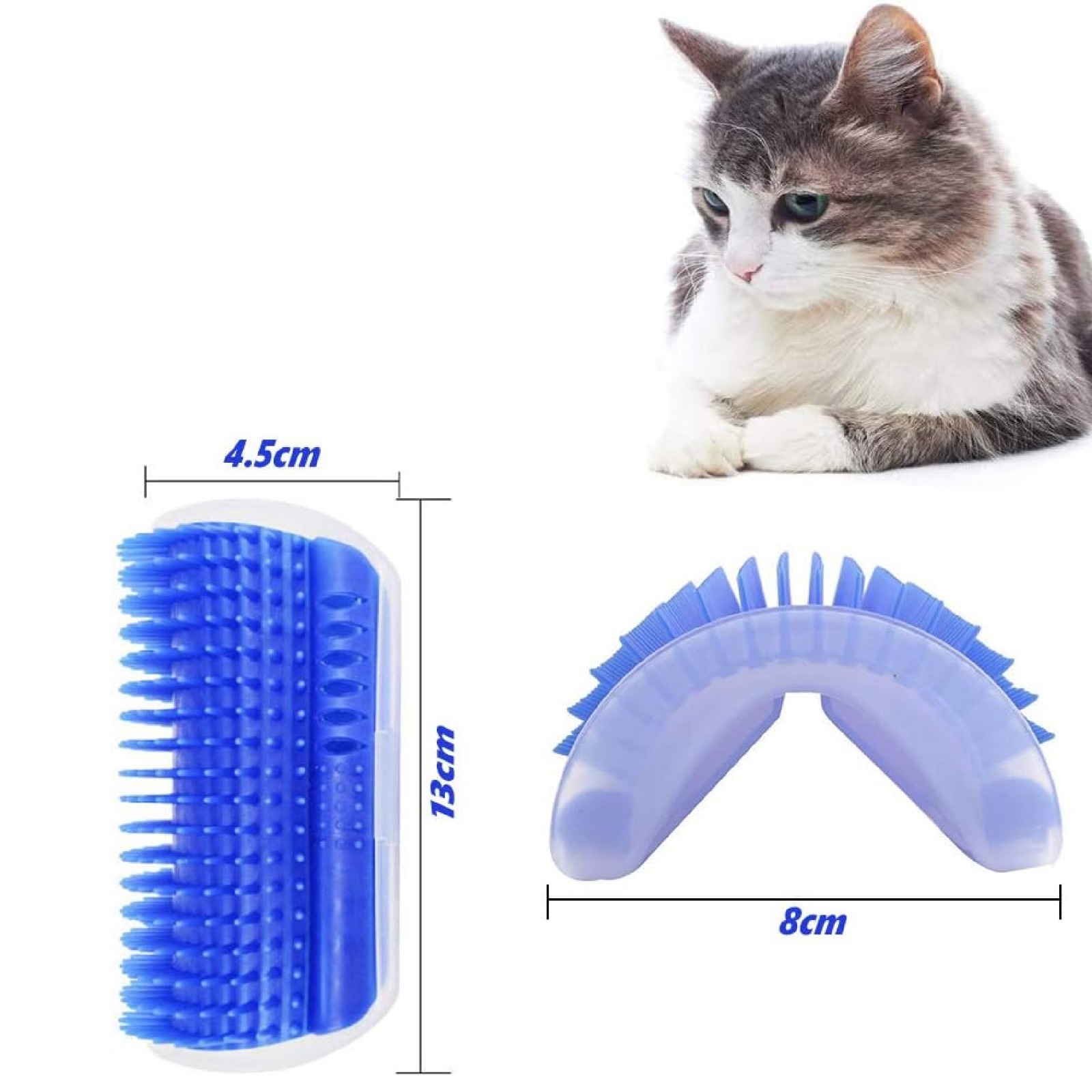 Miniatura 2 de Cepillo Rascador Para Gatos Esquinero